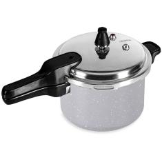 Panela de Pressão Indução Antiaderente Brinox 4,2L Ceramic Life Super Gris Cinza 4954/101