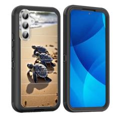smauncucn Capa para Galaxy S24, corpo inteiro, à prova de choque, proteção contra quedas, à prova de poeira, resistente, 3 camadas, militar, resistente, durável, capa para Samsung Galaxy S24 de 6,2