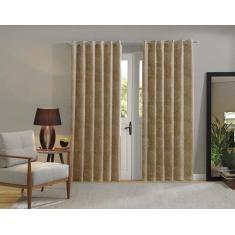 Cortina Jacquard 3,00 x 2,50  para sala/quarto  Admirare, Fendi