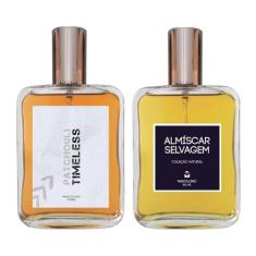 Kit Perfume - Patchouli Timeless + Almíscar Selvagem 100ml - Essência 