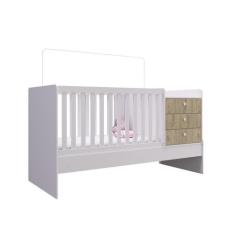 Berço Cama Multifuncional Branco/Montreal - Completa Móveis