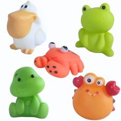 Mini Bichinhos Coloridos Banho Divertido Bebes Castela