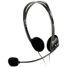 Headset C/Mic Preto Ph002 P2/Cabo Nylon Ph123 Multilaser