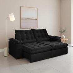 Sofá Retrátil e Reclinável 3 Lugares 250cm Dubai - Kasacomigo Estofado