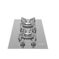 Cooktop Mesa Vidro 2 Queimadores À Gás Suggar Preto Bivolt