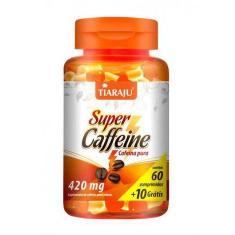 Cafeína Super Caffeine Tiaraju 60+10 Comprimidos De 420Mg