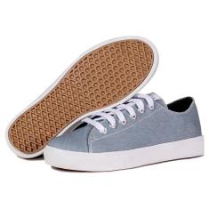 Tenis Casual Feminino Chosen Polo Urban Couro e Lona Leve e Confortável-Unissex