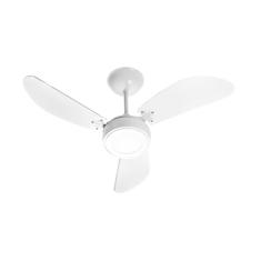 Venti-Delta New Cristal Led Ventilador de Teto 3 Velocidades com Luminária 127v Branco