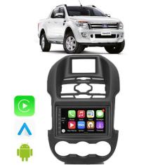 Kit Multimidia Carplay Android Auto Ford Ranger 2012 A 2016 7" Comando