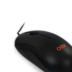 Mouse Mini com Fio Optico 1000 DPI Preto OEX MS103