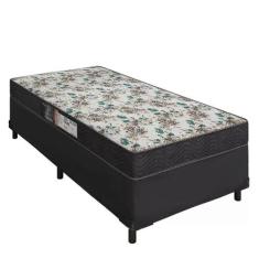Cama Box Solteiro + Colchão Portobel Veneza D33 57x88x188
