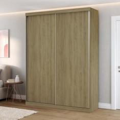 Guarda Roupas Modulado Solteiro 176cm 2 Portas de Correr 100% MDF Roya