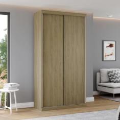 Guarda Roupas Modulado Solteiro 120cm 2 Portas de Correr 100% MDF Roya