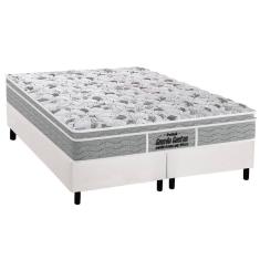 Cama Box Queen: Colchão Anatômico Probel D45/Ep Guarda Costas Próextreme Plus + Base White(158X198)