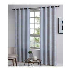 Cortina para Sala Estampada Com Ilhos 2,20 x 2,40 m Belem Sultan