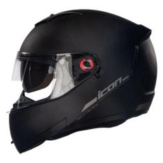 Capacete Moto Fechado Peels Icon New Classic Preto Fosco e Grafite Mas