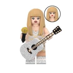 Boneca Taylor Swift Cantora Pop Bloco De Montar