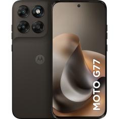 Smartphone Motorola Moto G77 5G 256GB 24GB (8GB RAM + 16GB RAM Boost) Câmera 108MP Ultra-Pixel Marrom