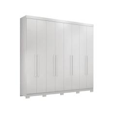 Guarda Roupa Casal Master New 8.4 8 Portas - Santos Andirá, Branco
