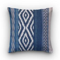 Capa de almofada VivaIN linho estampa ikat