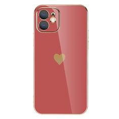 Capa de telefone de proteção de lente de revestimento sólido para iPhone 12 11 Pro Max X XR XS Max 7 8 6 6s Plus SE 3 2022 13 Pro Max Capa macia, vermelha, para iPhone XS