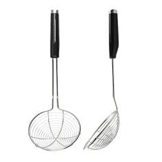 Escumadeira com Cabo em ABS Preto KitchenAid