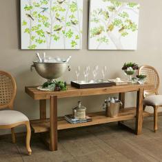 Aparador em Madeira Maciça 180cm Lisie Doma Marrom