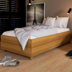 Cama Box de Solteiro Malta Cinamomo - Panorama Móveis