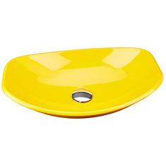 Kit Cuba L45 C/Torneira Link 1062 Metal + Válvula Click 1''G + Sifão Cromado + Flexível Amarelo