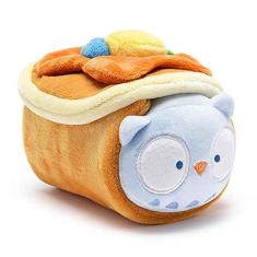 Boneca de pelúcia Anirollz 6 “Owlyroll com cobertor de panqueca Coruja macia de bicho de pelúcia macio