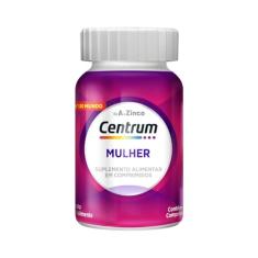 Centrum Mulher Multivitaminico Diário, com Magnésio, Vitamina D e Vitamina B12, 60 Comprimidos