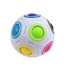 Cubo Bola Mágico Puzzle Giratória Raibow Ball Quebra Cabeça - Infinity