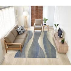 Tapete para Sala School Horizonte Mar 1,50x2,00 São Carlos - Tapetes S