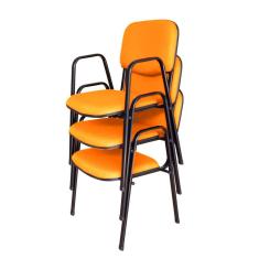 03 Cadeiras para Auditórios Linha Hotel Auditório Laranja