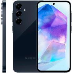 Smartphone Samsung Galaxy A55, 256 GB, 5G, Android 14, 6,6&quot;, Azul Escuro