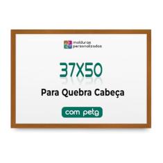 Moldura para Quebra Cabeça Grow 500 Peças 50x37 cm com Proteção Petg (Caramelo)