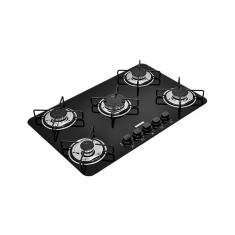 Cooktop Glass Brasil 5gg 70 Gás Em Vidro Temperado Com 5 Queimadores - Tramontina