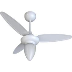 Ventilador De Teto Ventisol Wind 3 Pás Branco Bivolt [f002]
