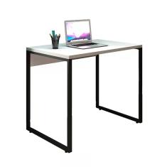 Mesa De Escritório Office Industrial 90 Branco - Pr Móveis Branco
