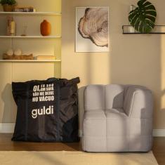 Módulo Canto Sofá Guldi Popup Linho Cru