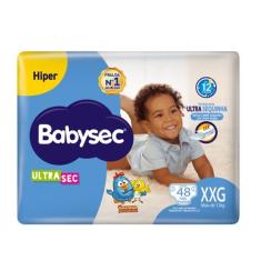 Fralda Babysec Ultrasec Hiper XXG 48 Unidades, XXG, 48