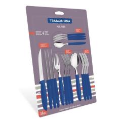 Faqueiro 16 Peças Inox Plenus Tramontina 23498101 Azul
