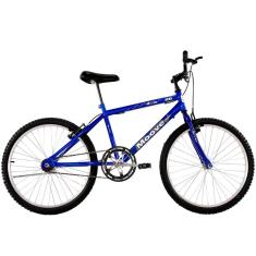 Bicicleta Aro 26 Masculina Adulto Sem Marcha Azul