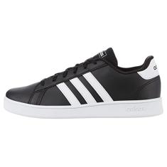 adidas Grand Court Tênis unissex infantil, Black/White/White, 3 Little Kid