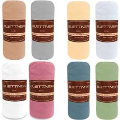 Kit 2 Lençóis Casal Avulso de Malha 100% Algodão com Elástico Buettner