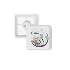 Kit de atualização para jogos PBT teclado mecânico com bandeira de Singapura Lugares in Moon