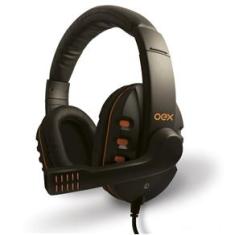 Fone de ouvido HeadSet Action HS200 - OEX - Microfone - Controle de volume - Alta definição