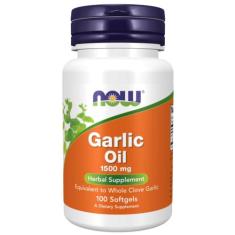 Garlic Oil 1500Mg 100 Softgels Now Foods -Óleo De Alho