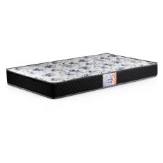 Colchão Solteiro Gazin 88x15x188cm - Espuma D33 Cr408b Preto/branco