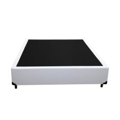 Cama Box Casal NK Camas Sintético Branco 40x138x188